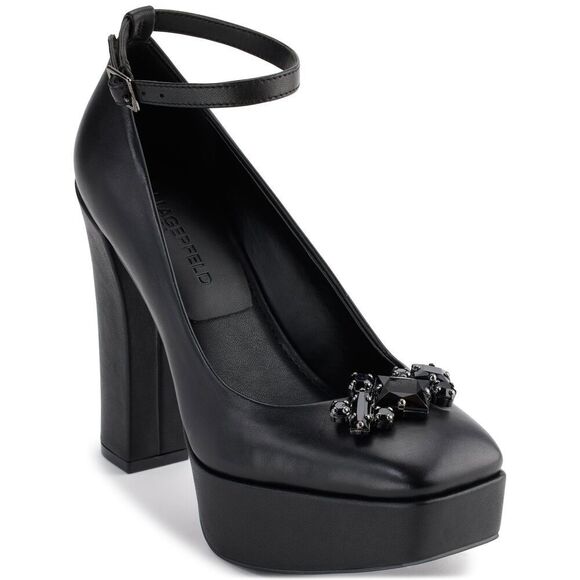 No Brand Shoes - Karl Lagerfeld Paris Women's Varun-Pump 8.5 Black